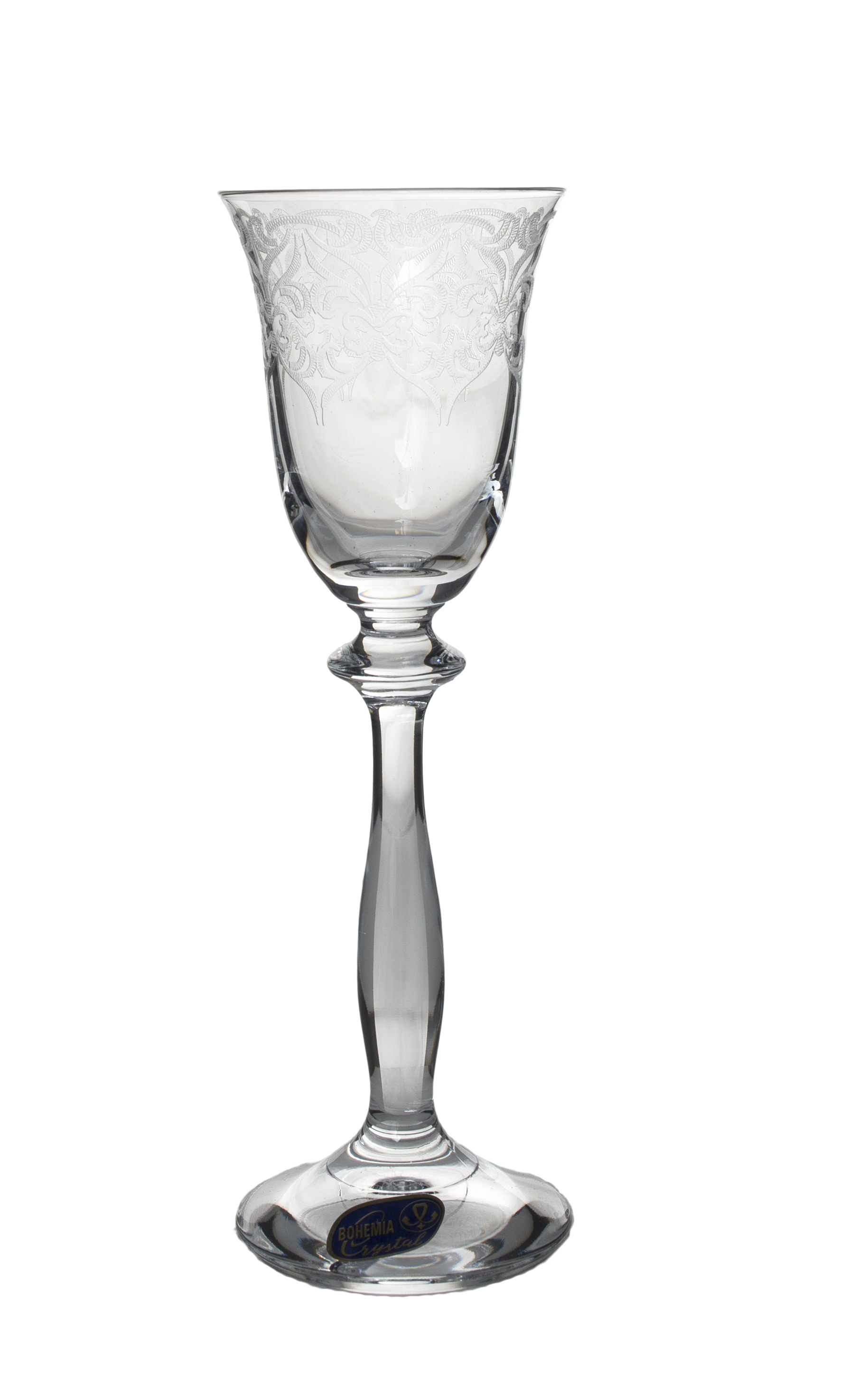 GINA - Set 6 pahare sticla cristalina lichior 60 ml