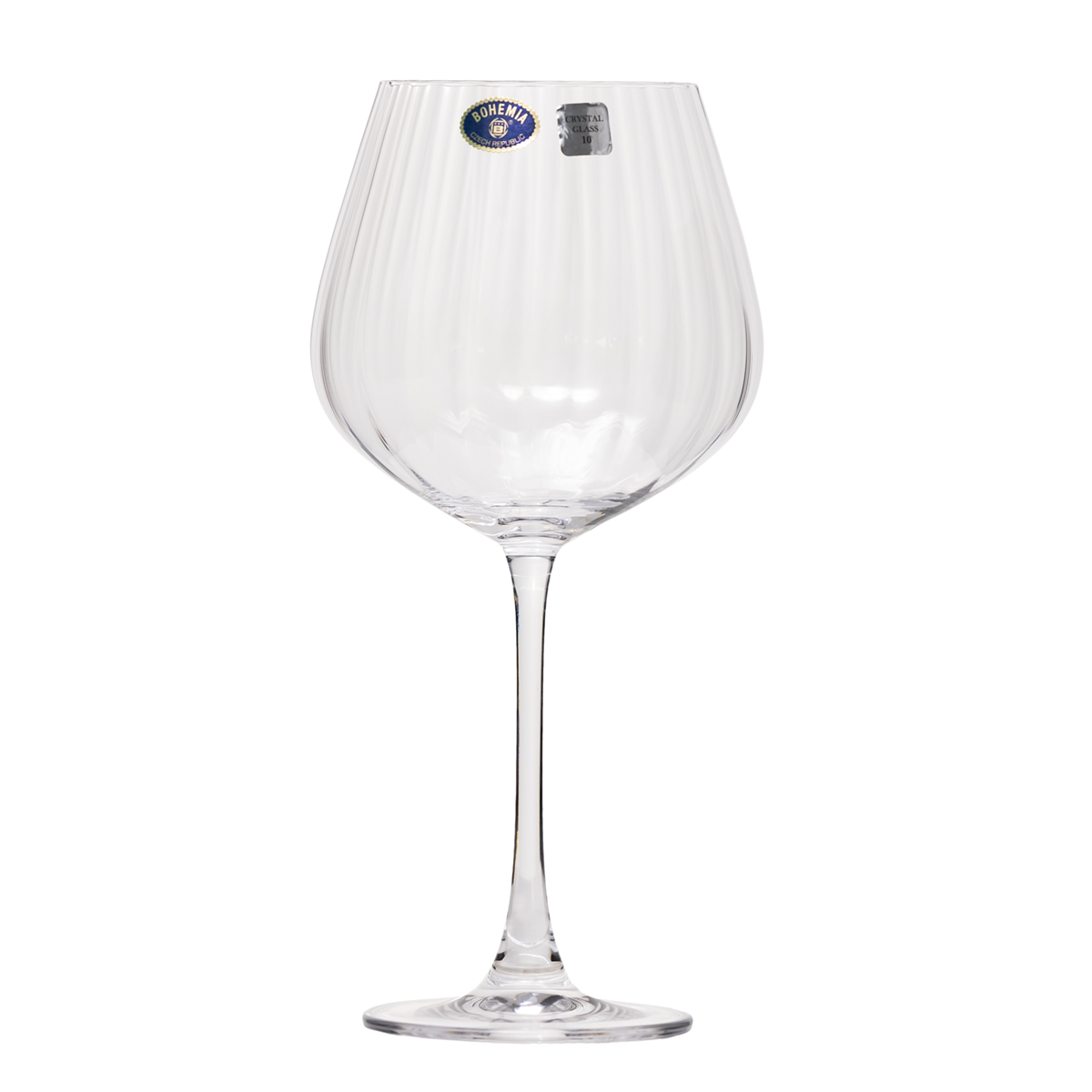 COLUMBA OPTIC - Set 6 pahare sticla cristalina vin/gin 640 ml