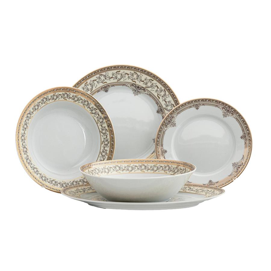 MARGARET Serviciu de masa din portelan - 6 persoane (20 piese)