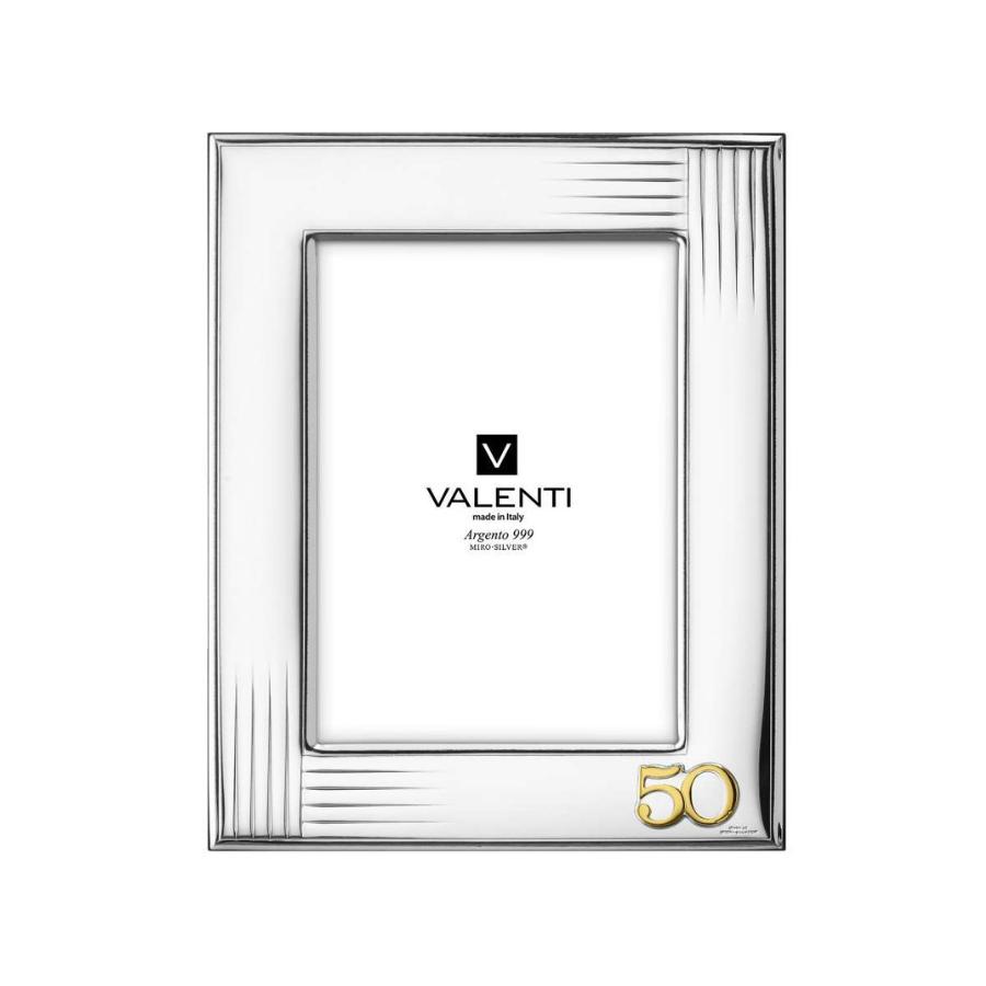 Rama Foto Argint "Torino" 18x24 cm - cadou aniversare 50 Ani Casatorie
