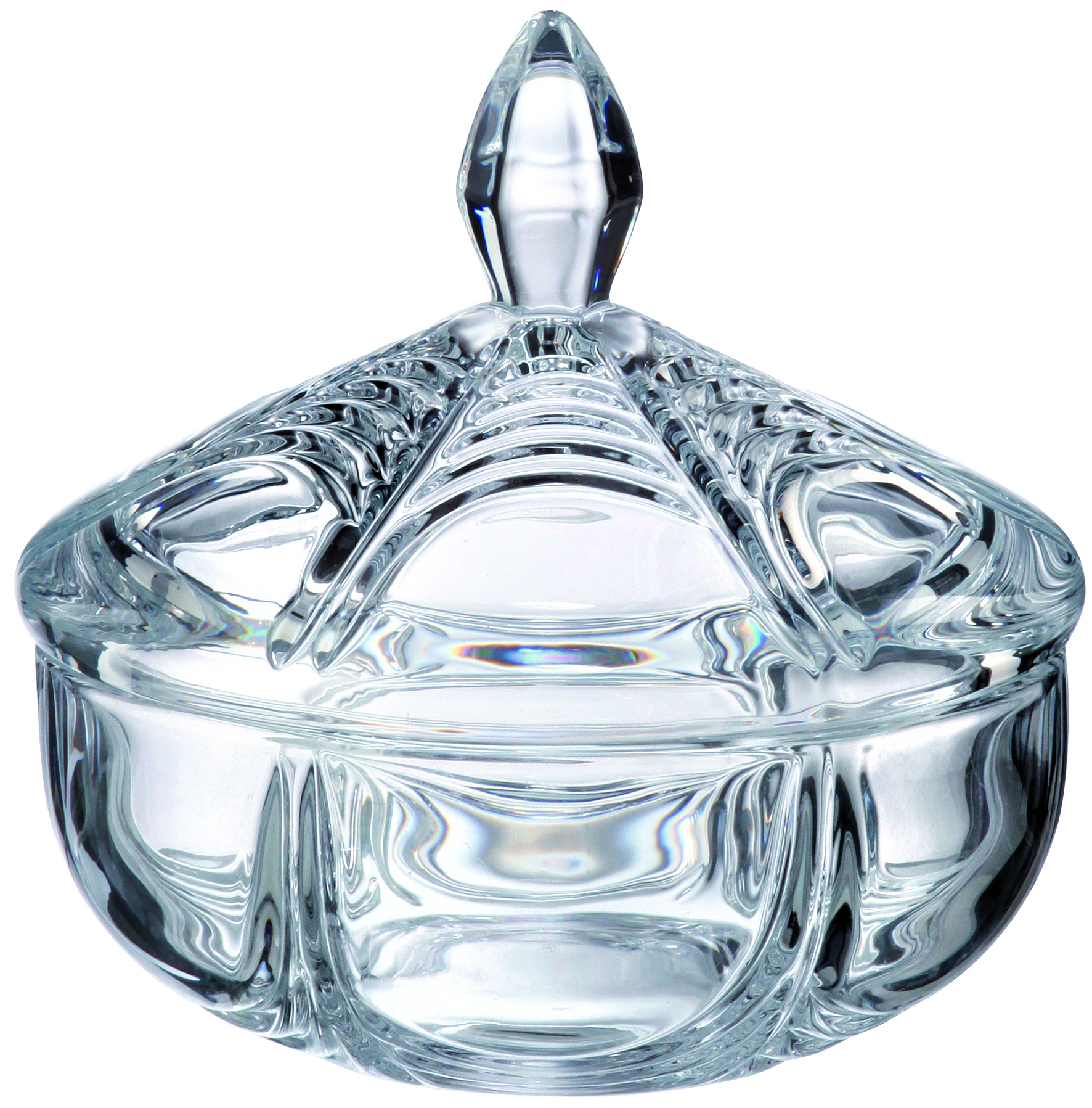 ORION – Bombonieră din sticlă cristalină Bohemia, 15 cm