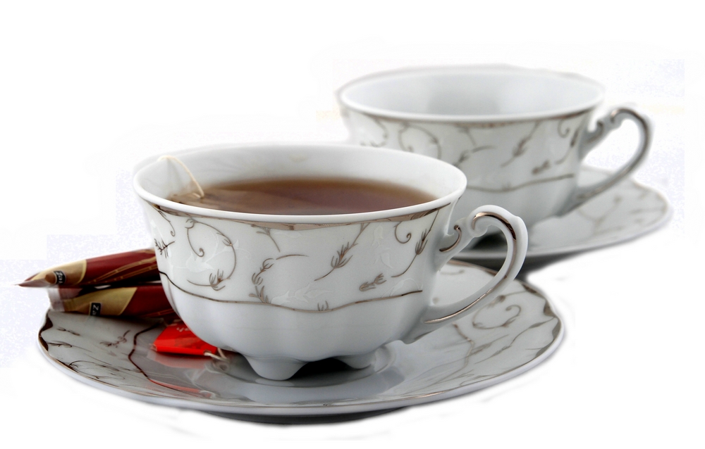 VIVIEN - Serviciu de ceai din portelan 220 ml - 6 persoane