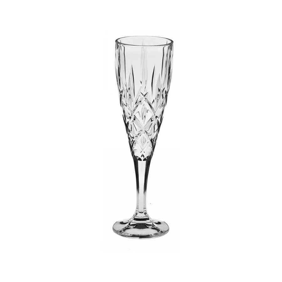 SHEFFIELD Set 6 pahare cristal Bohemia sampanie 180 ml