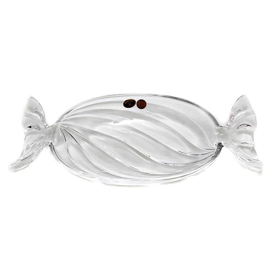 Platou cristal Bohemia "Bonbon" 34.5 cm