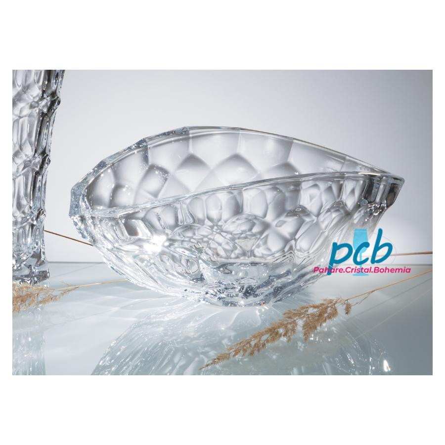 HONEY COMB – Bol sticlă cristalină Bohemia, 40,5 cm