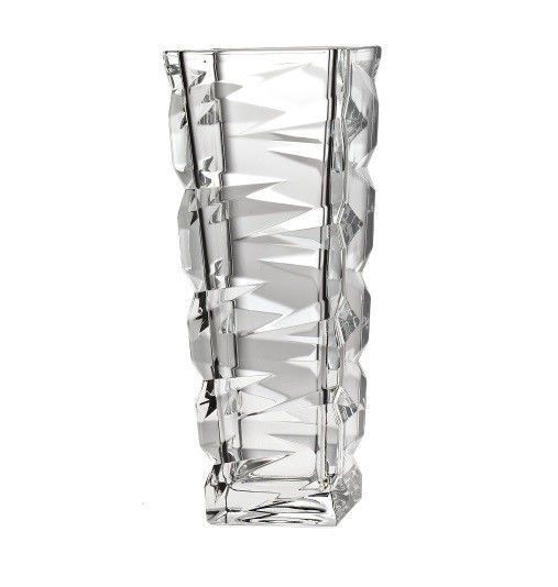 ZIG ZAG – Vaza cristal Bohemia dreaptă, 33 cm