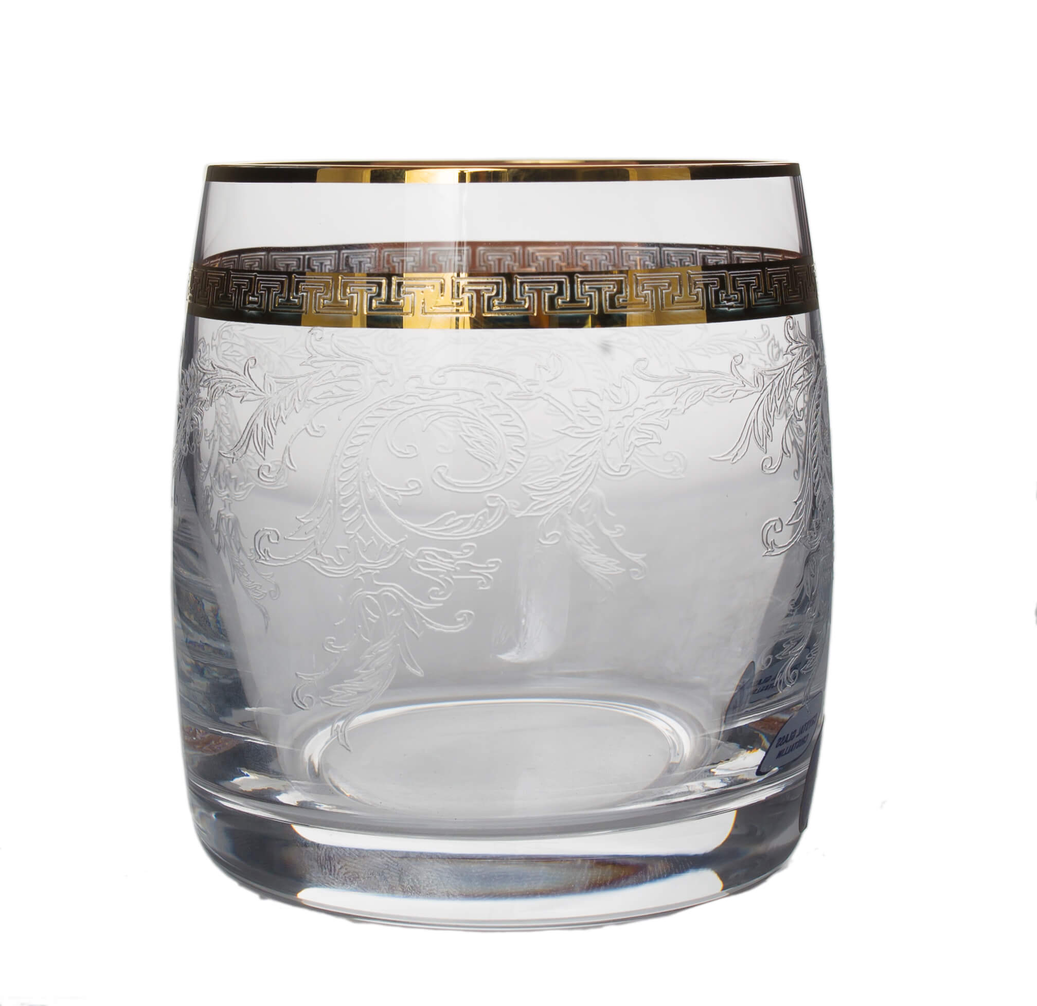 GIULIA decor aur - Set 6 pahare cristalin whisky 290 ml