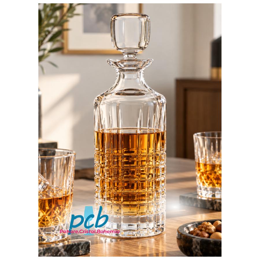 RICKY – Decanter cristal Bohemia whisky, 750 ml