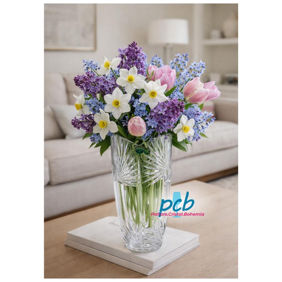 Vaza cristal evazata 30.5 cm