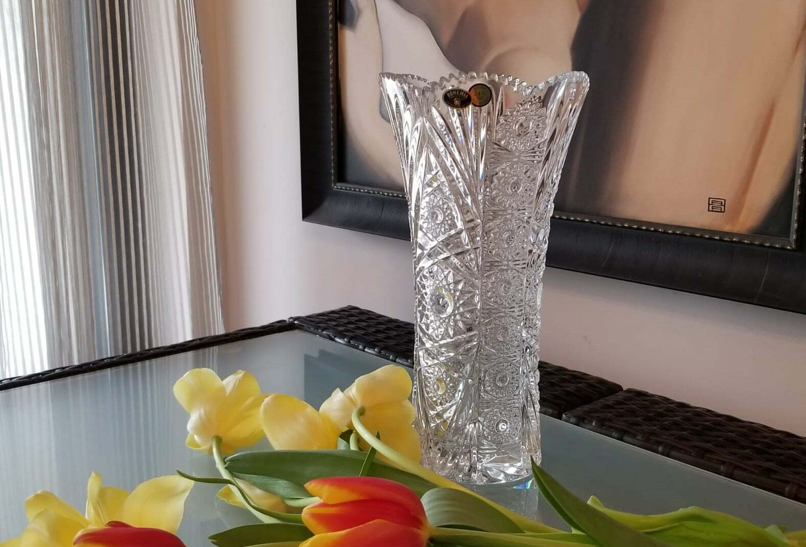 Vaza cristal 28 cm
