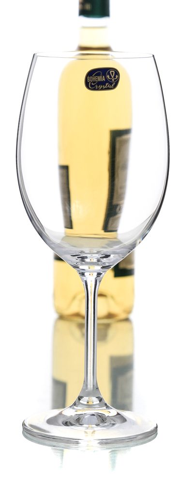 LARA - Set 6 pahare sticla cristalina vin rosu 450 ml