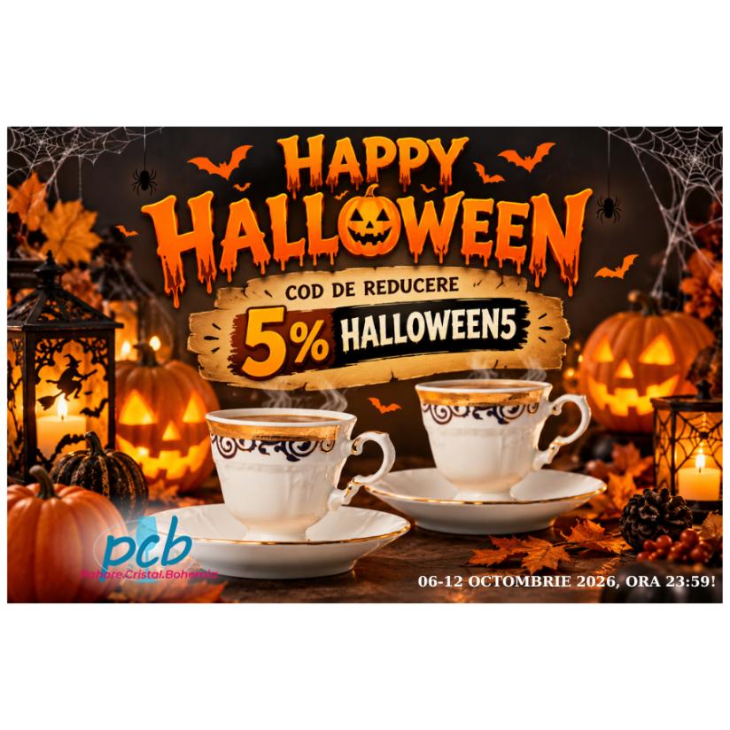 MARIE LOUISE decor Aur – Serviciu de cafea porțelan Bohemia 85 ml, 6 persoane (12 piese)