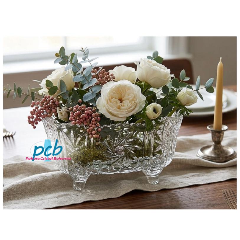 Bol cristal Bohemia cu picioruse