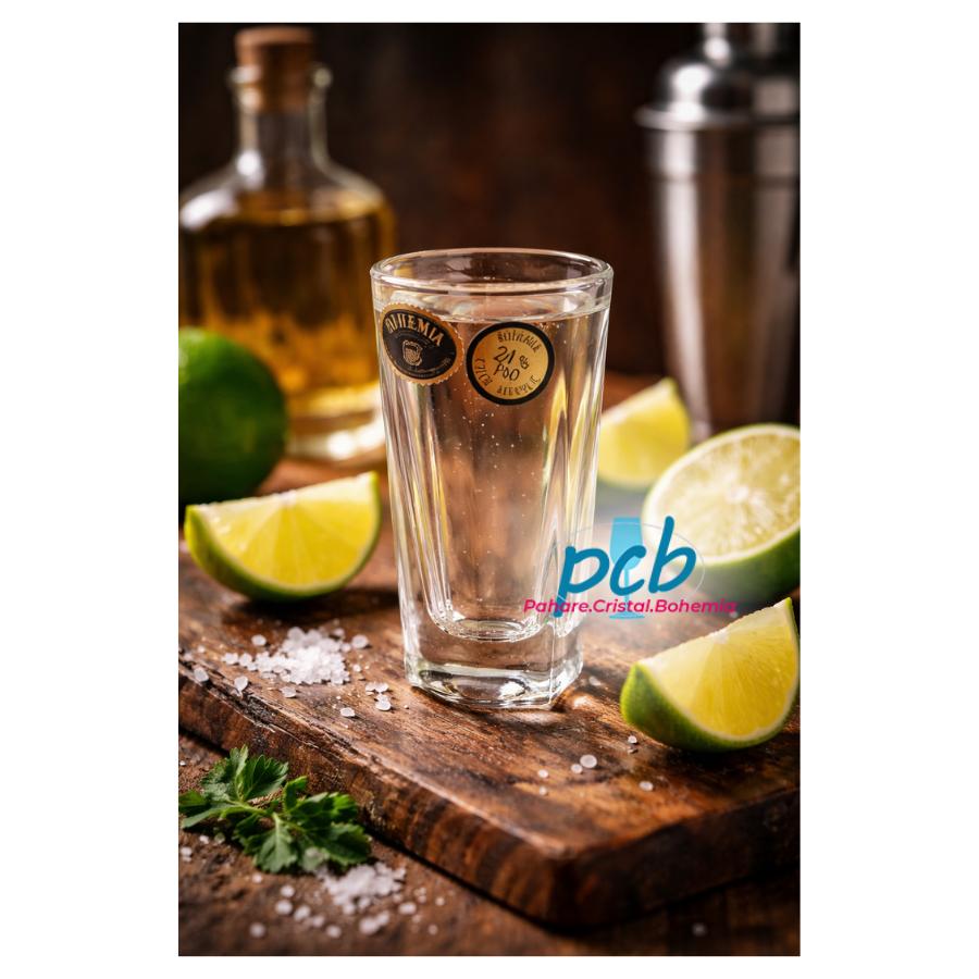 KATHRENE Set 6 pahare cristal Bohemia tuica 50 ml