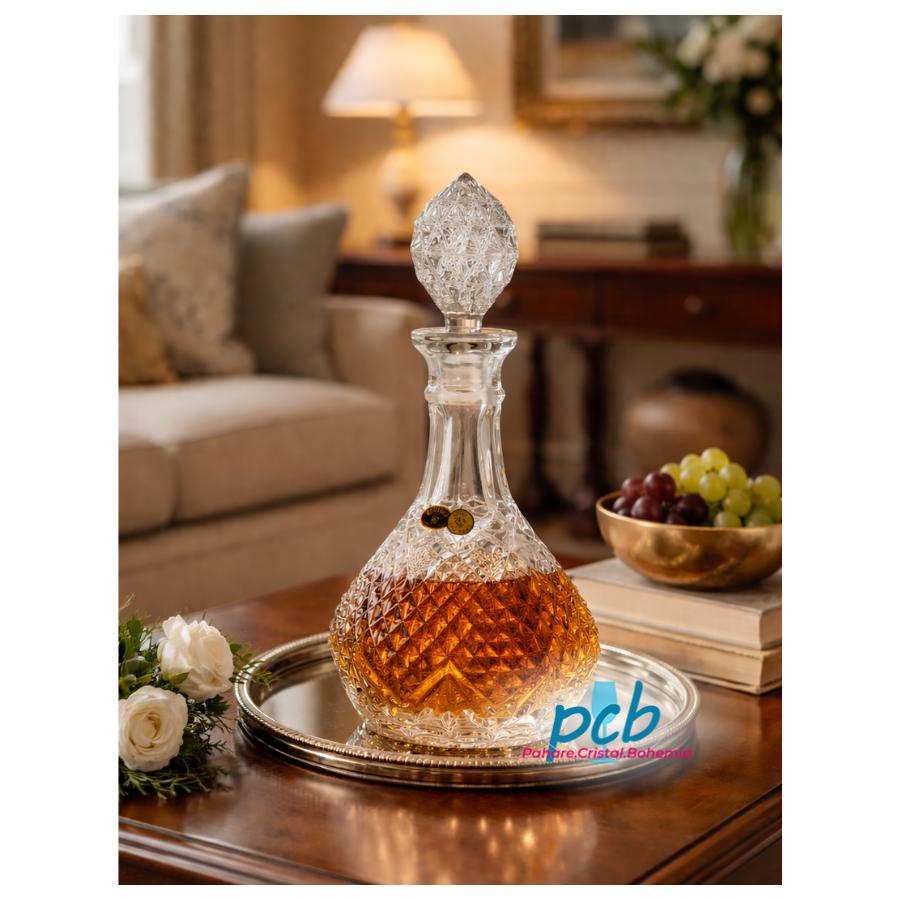 DAPHNE Decanter cristal Bohemia sherry 750 ml