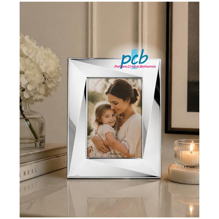 Rama foto Argint "Moderno" 18x24 cm