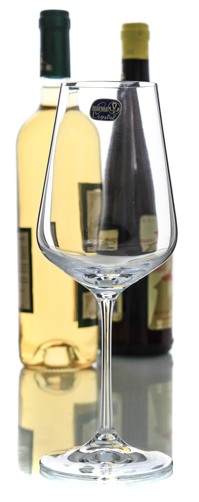 SANDRA - Set 6 pahare sticla cristalina vin 250 ml