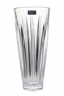 VENUS NEW NOVA - Vaza dreapta sticla cristalina 23 cm