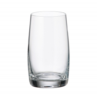 PAVO - Set 6 pahare sticla cristalina apa 380 ml