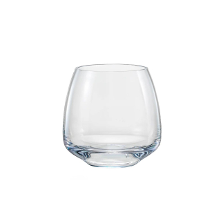 GISELLE - Set 6 pahare whisky sticla cristalina 400 ml 