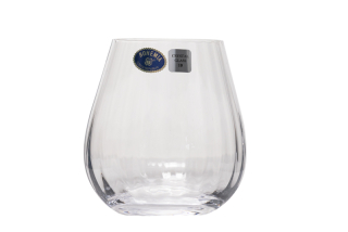 COLUMBA OPTIC - Set 6 pahare sticla cristalina whisky 380 ml