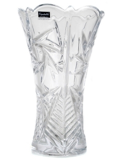 PINWHEEL - Vaza evazata sticla cristalina 20.5 cm