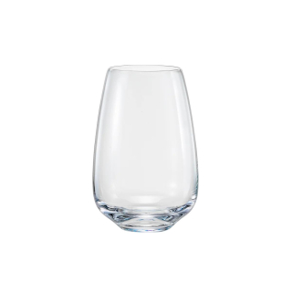 GISELLE - Set 6 pahare apa sticla cristalina 450 ml 